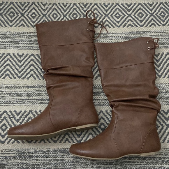 Tall Brown Boots - Picture 1 of 5
